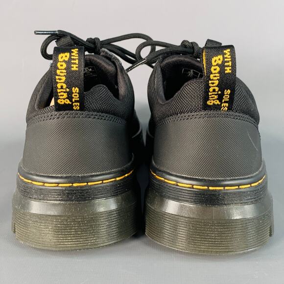 DR. MARTENS Size 10 Reeder Black Nylon Chunky Sole Lace Up Shoes main image 8